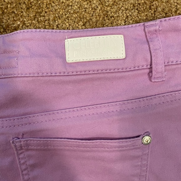 Low Rise Purple Jean Shorts - Picture 5 of 8